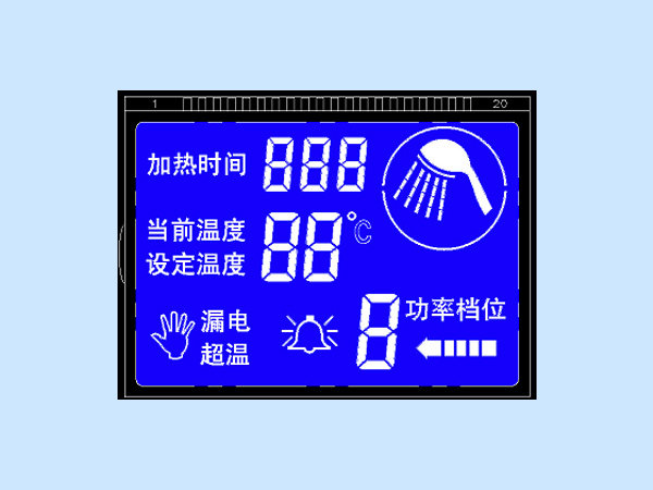 太阳雨太阳能热水器液晶屏