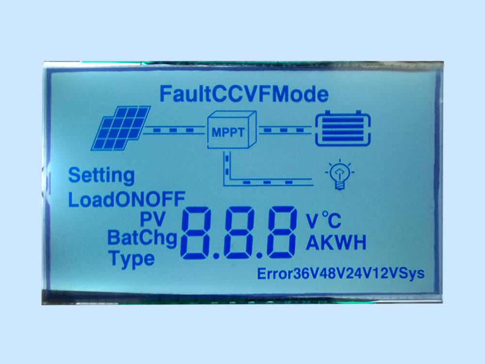 太阳能控制器液晶屏