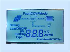 太阳能控制器液晶屏